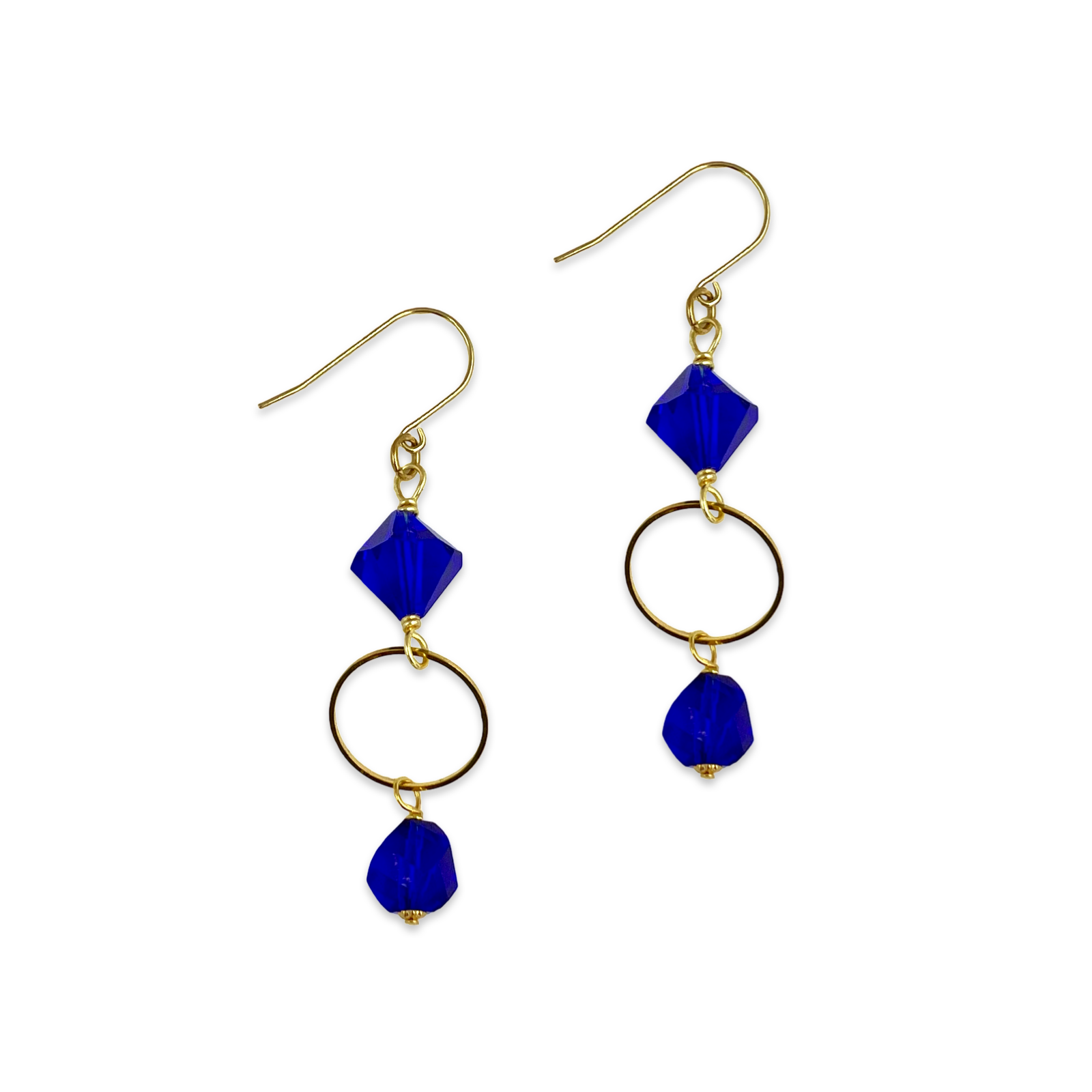 Labor Blue Fin Earrings