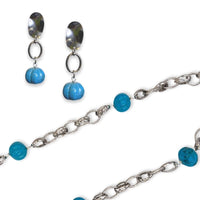 Turquoise Necklace and Earring