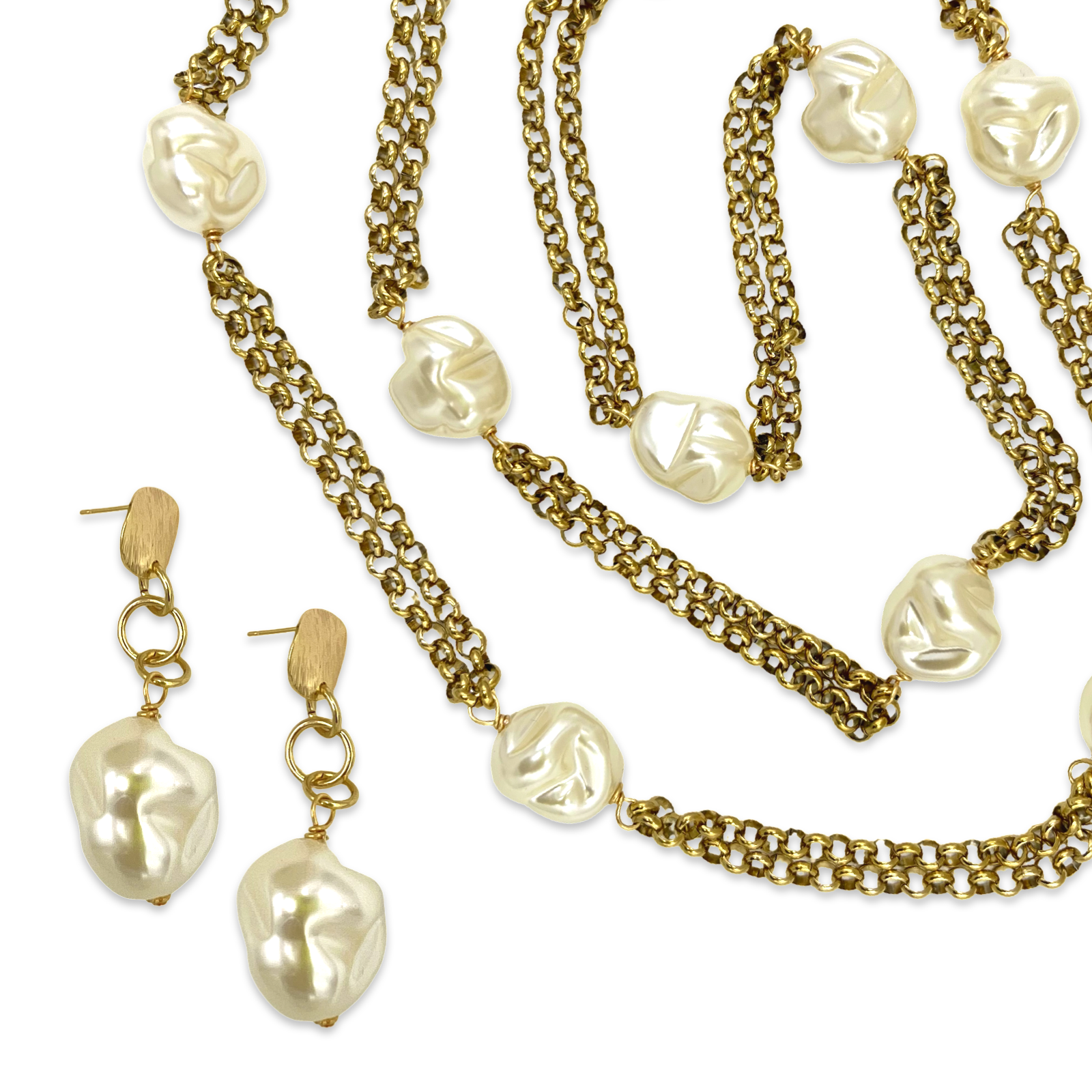 Pearl Stations Necklace