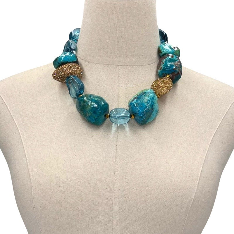 Lady Aria Blue Necklace