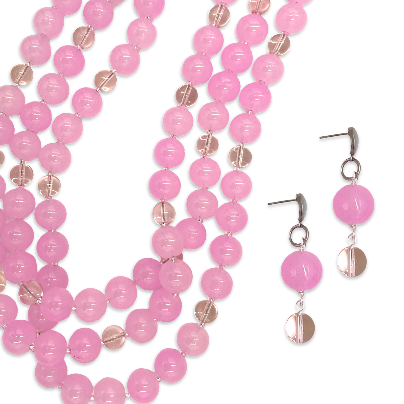 Pink Well Necklace