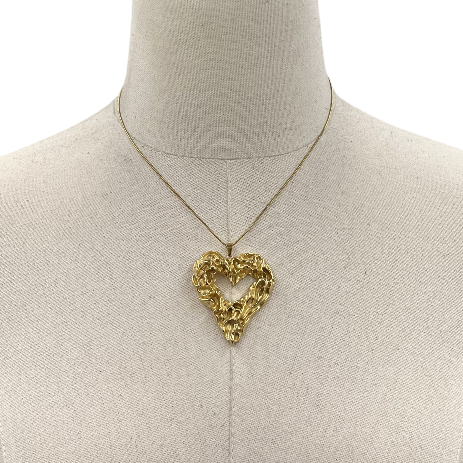 Solid Heart Necklace