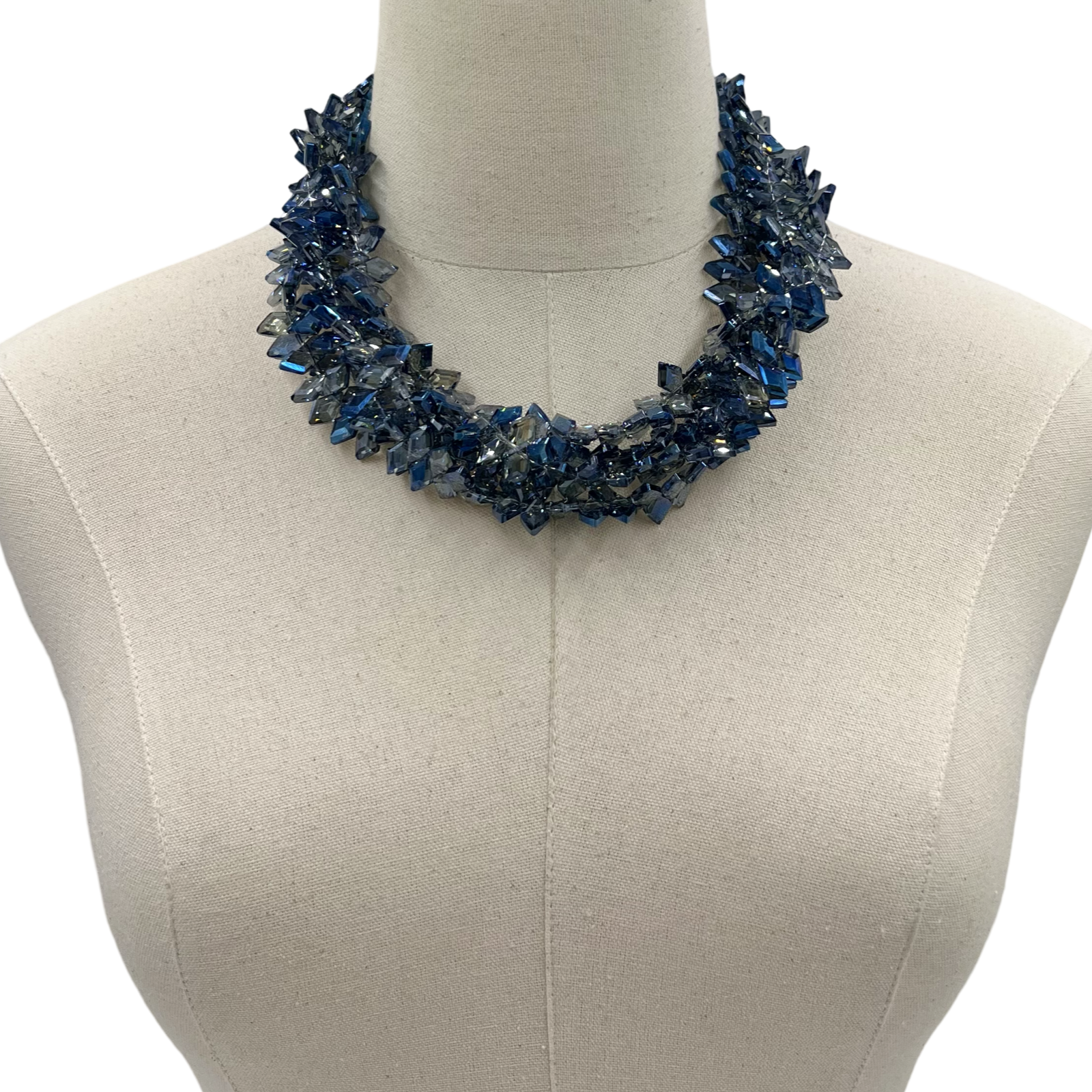 Blue Blade Necklace