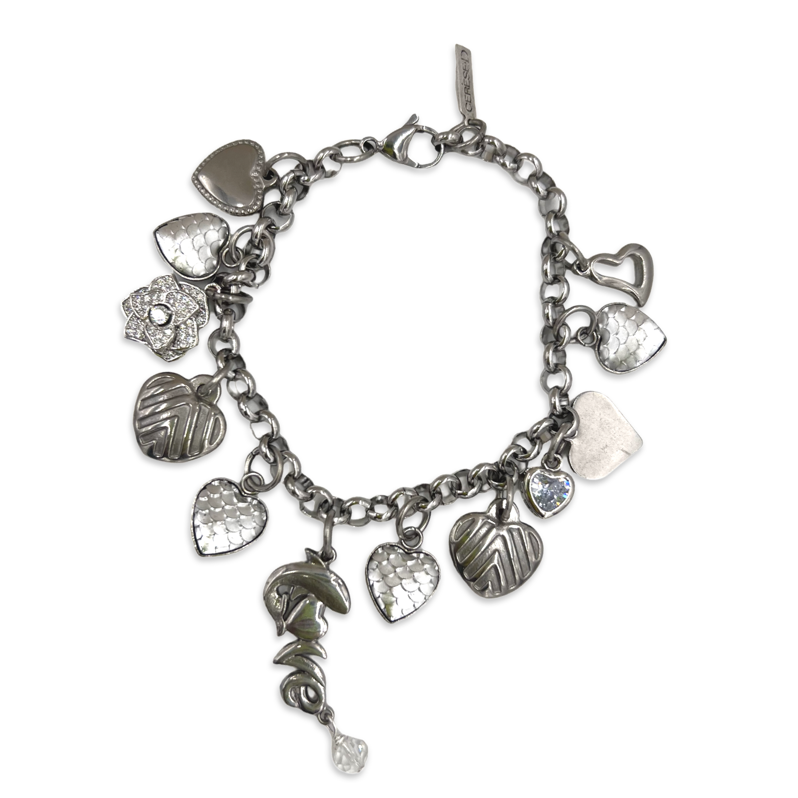 Silver Heart Bracelet