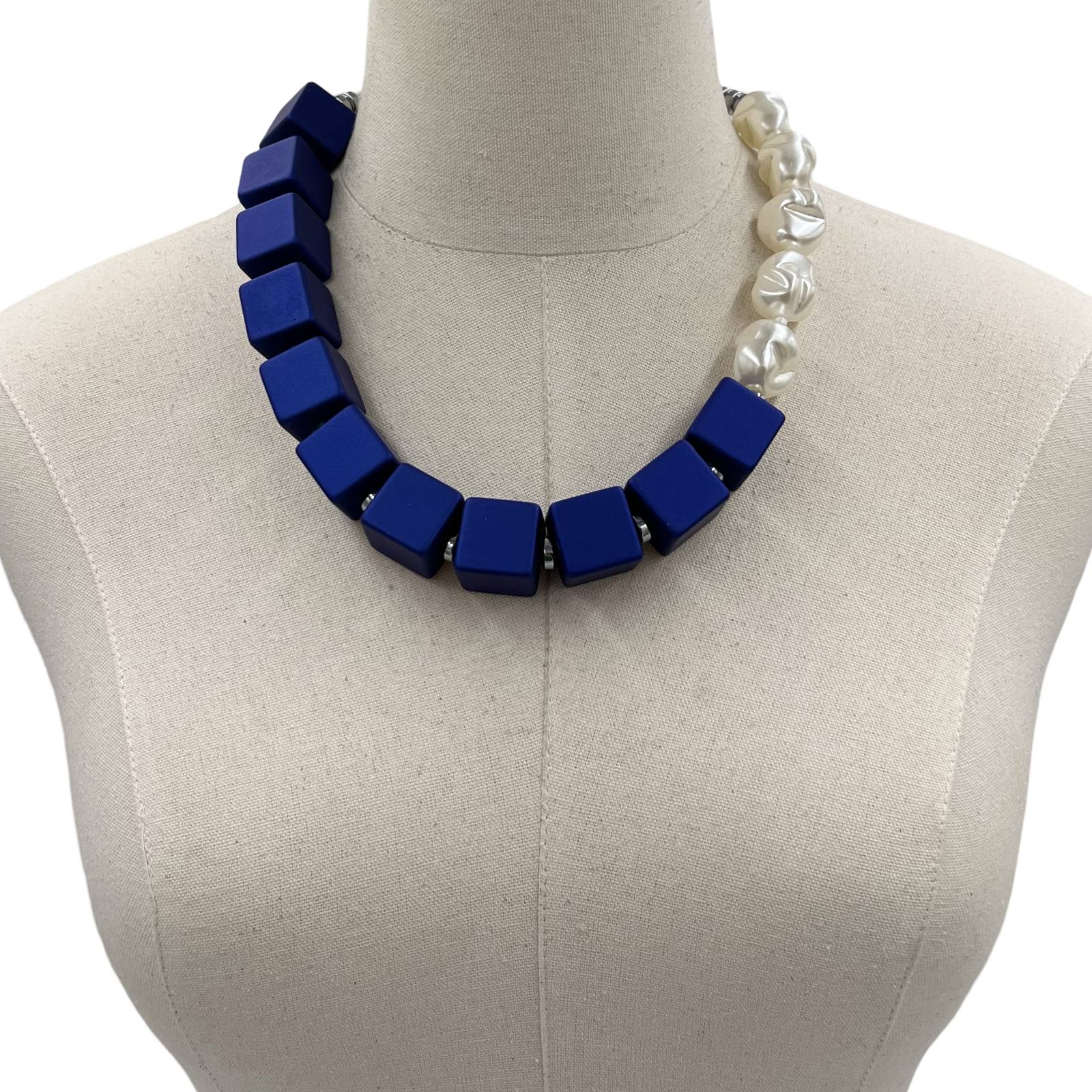 Blue Pearl Walk Necklace