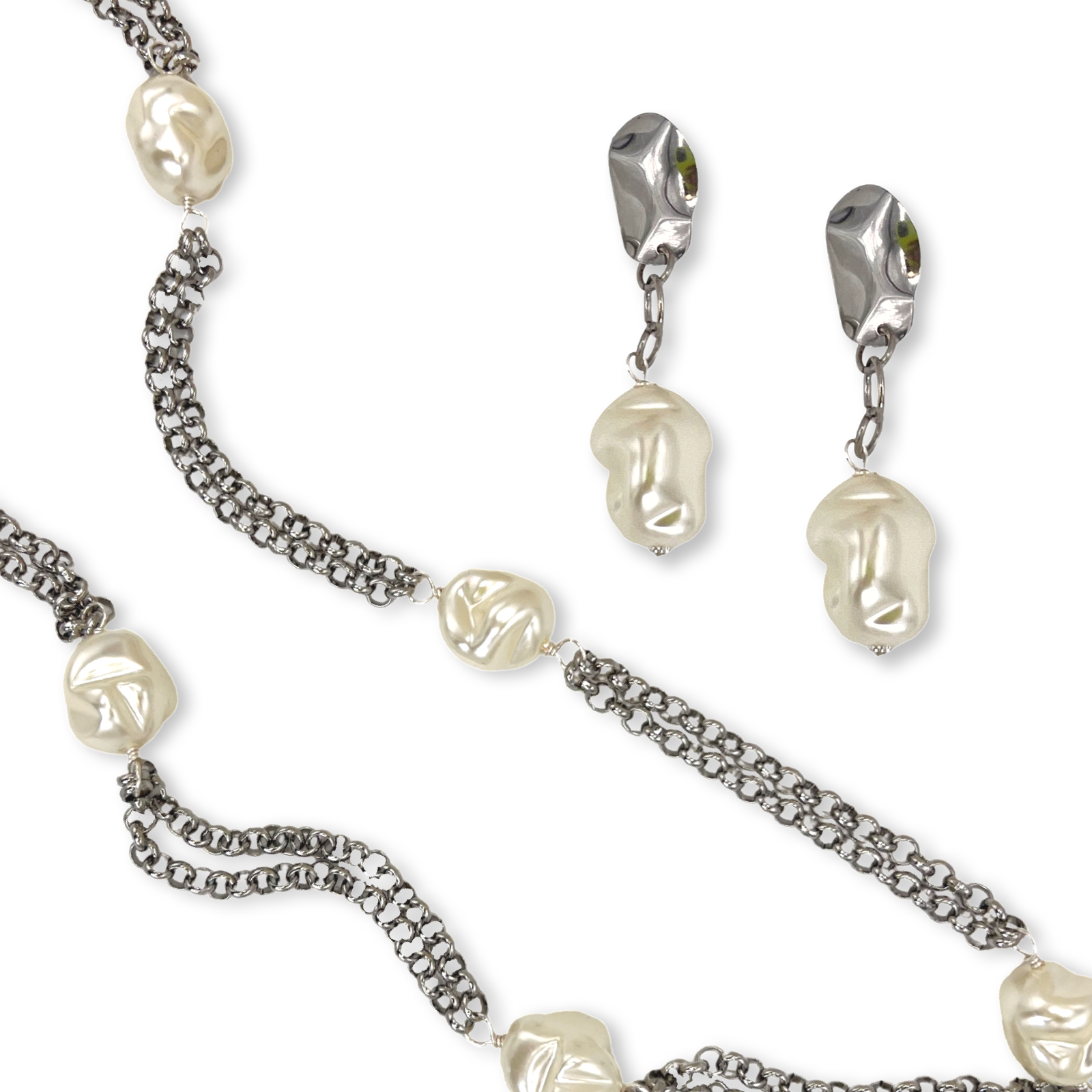 Pearl Stations Necklace