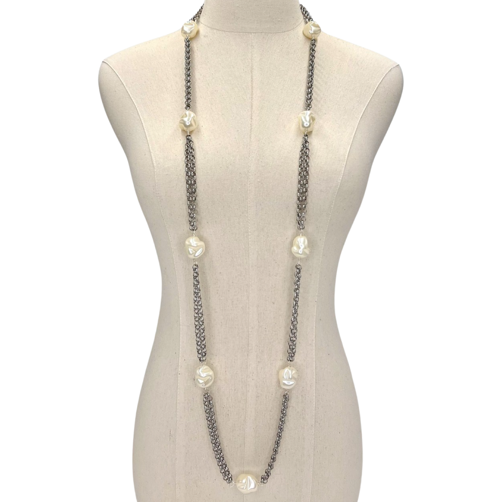 Pearl Stations Necklace