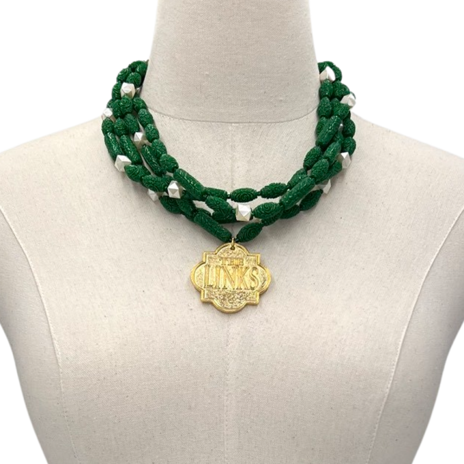 Links Crave Green Necklace