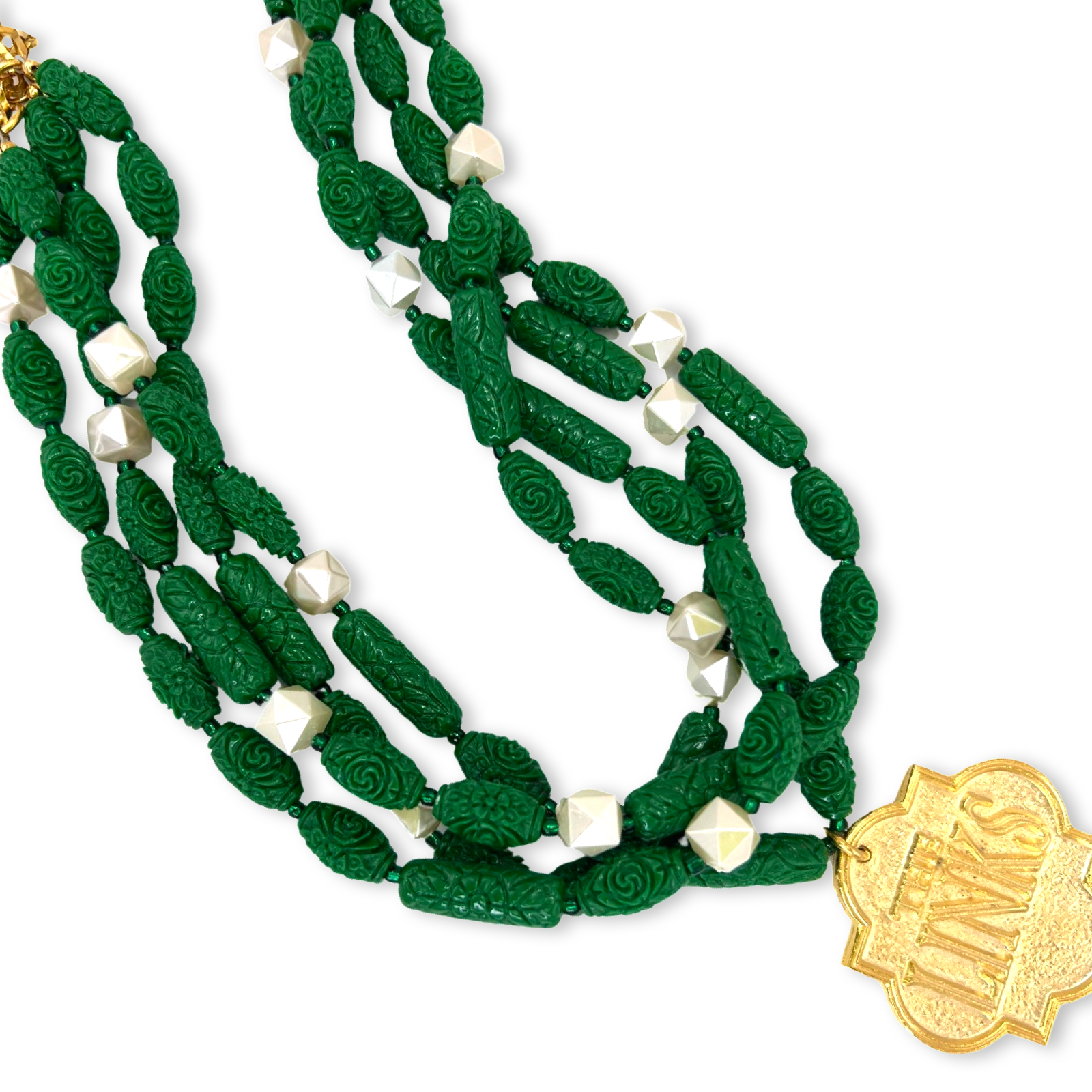 Links Crave Green Necklace