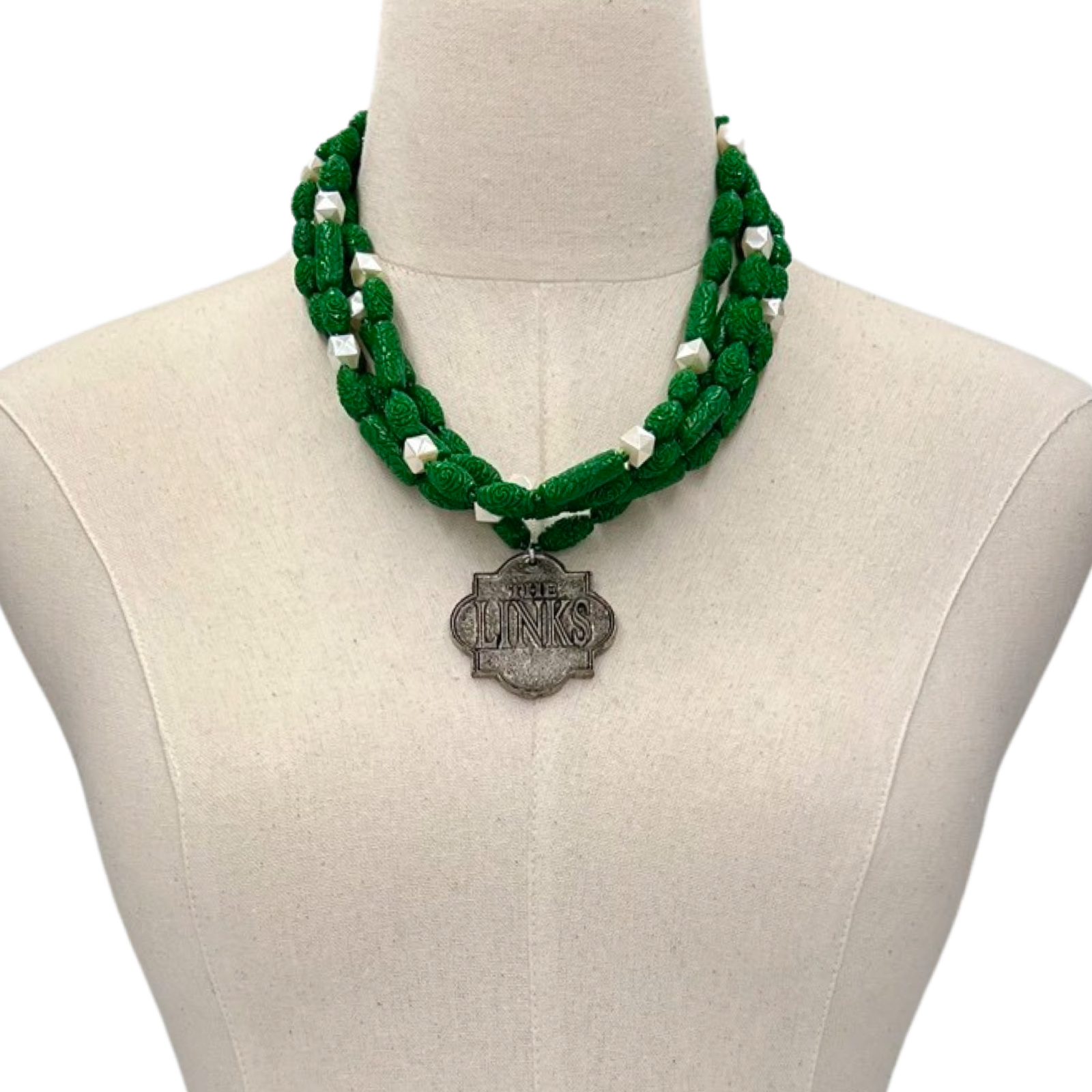 Links Crave Green Necklace