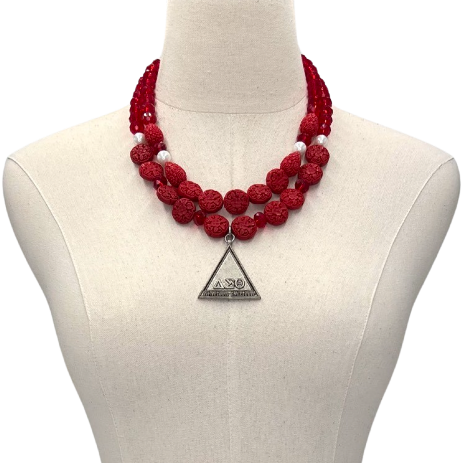 Delta Red Craze Necklace