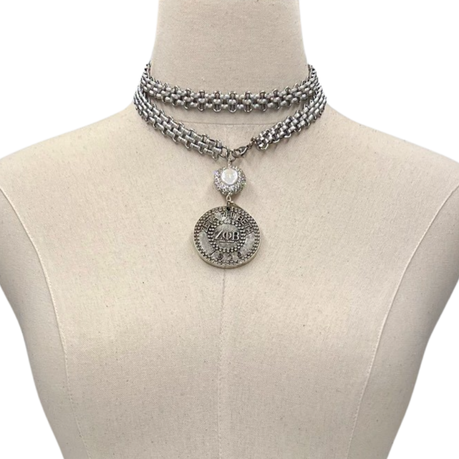 Zeta Vitri Chain Necklace