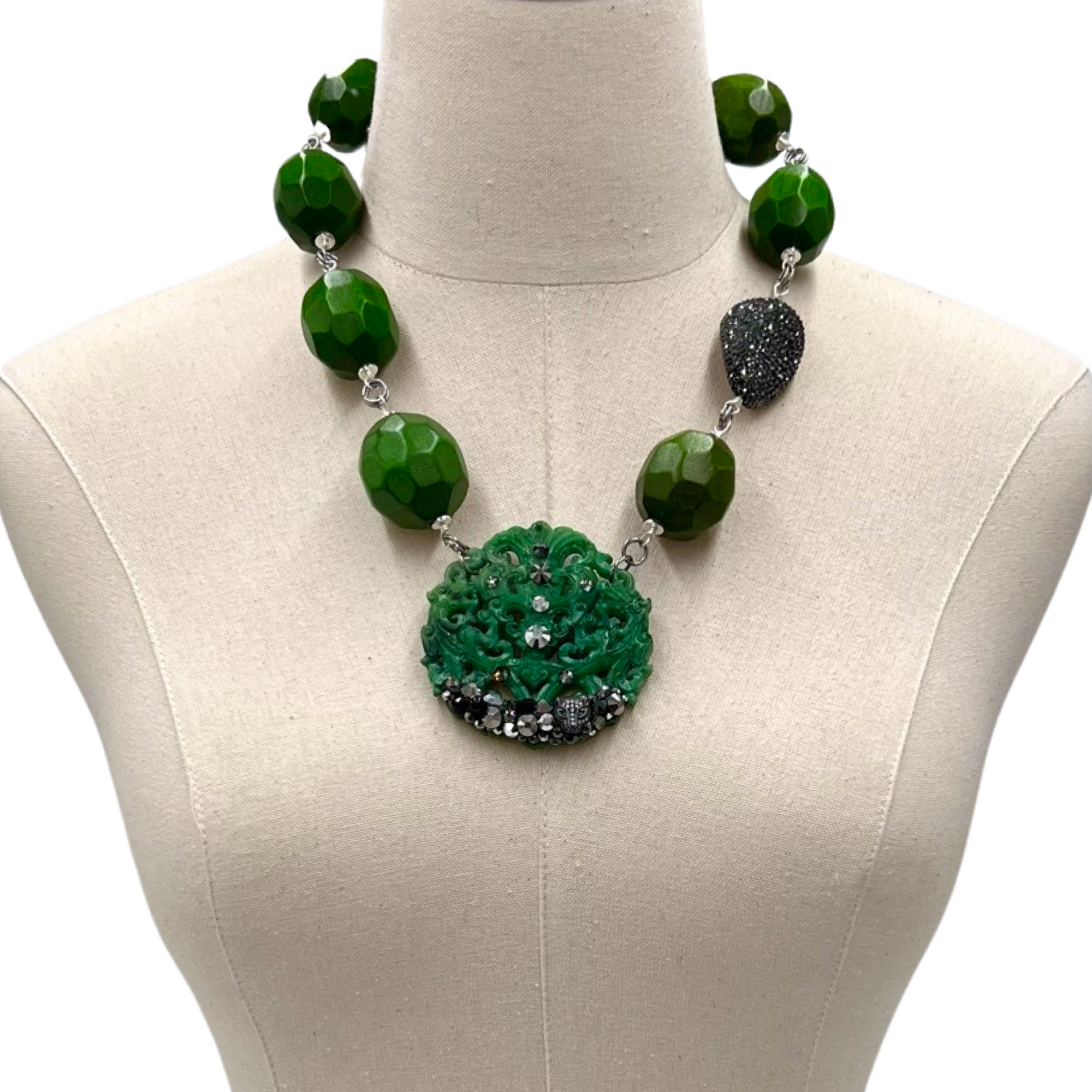 Green Billow Necklace