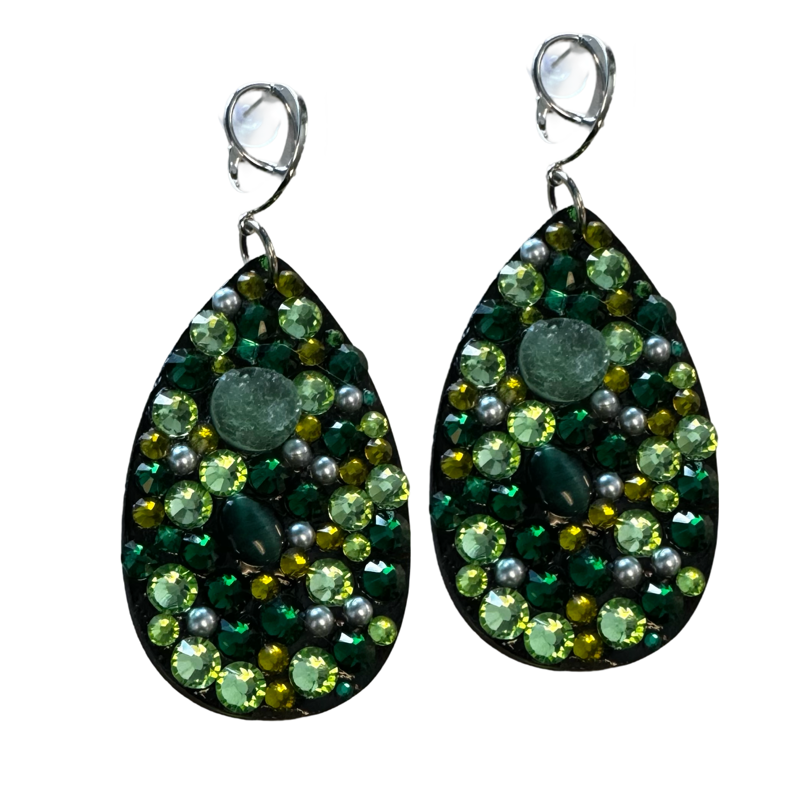 Flash Green Bright Earring