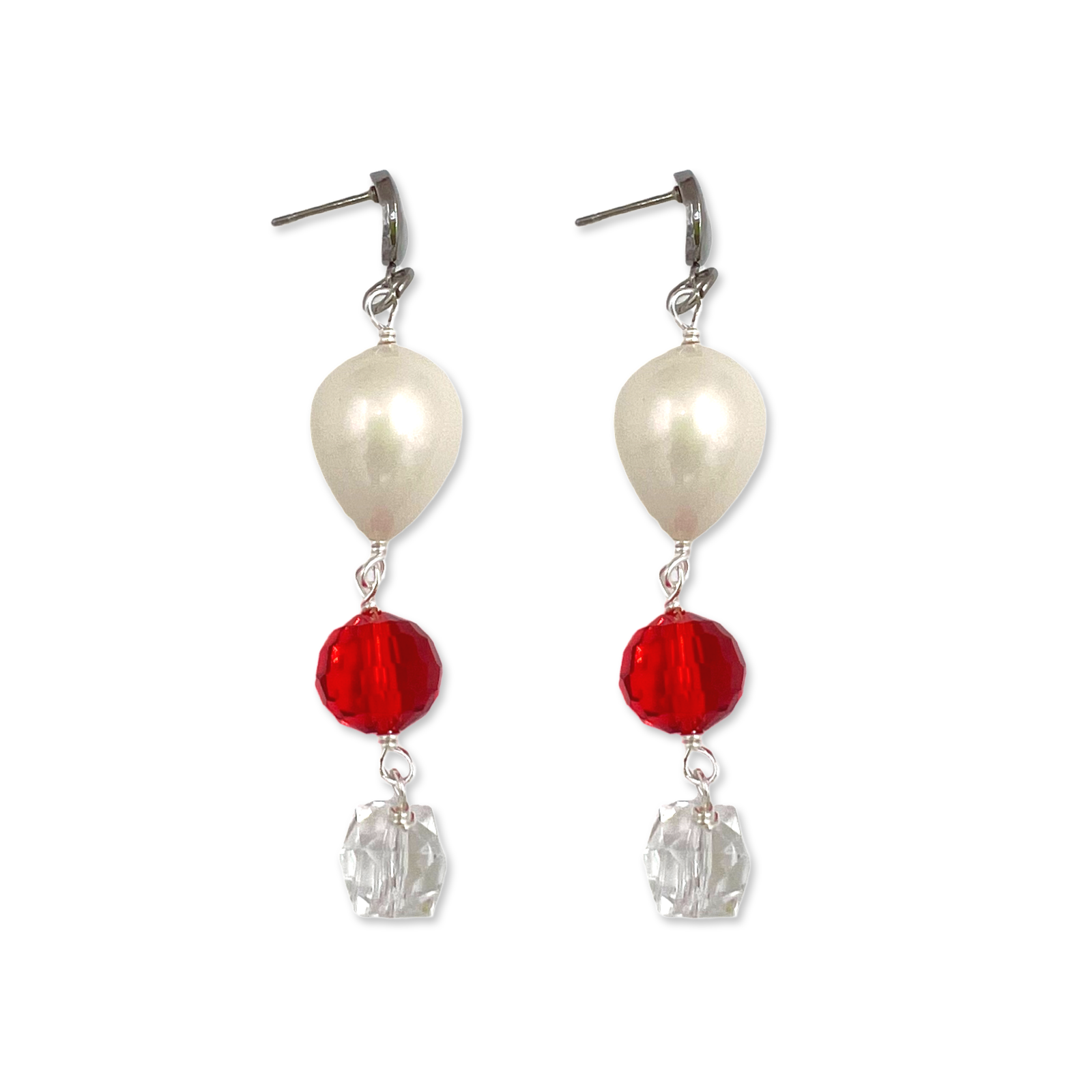 Blossom Red Earring