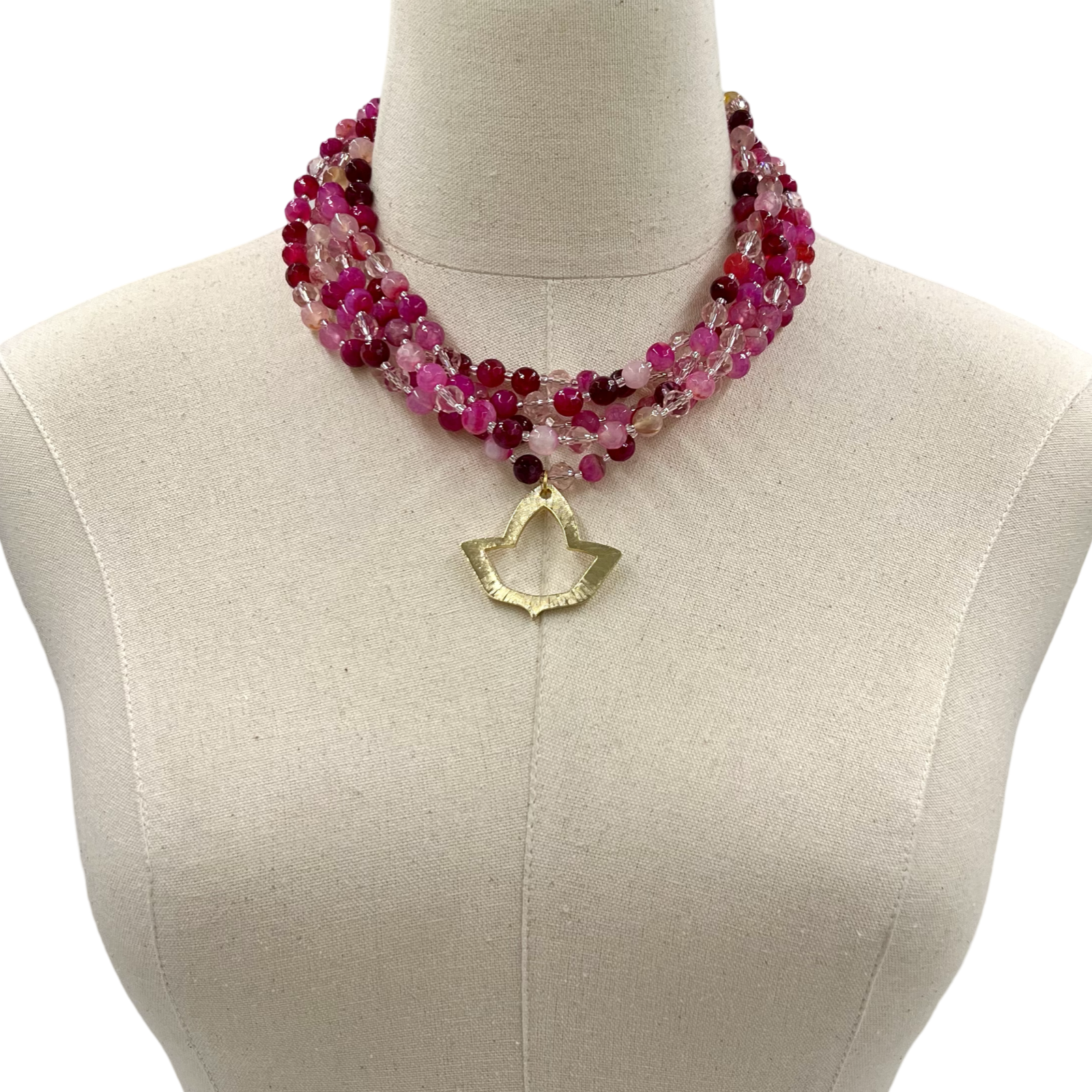 AKA Rasp Fuchsia Necklace