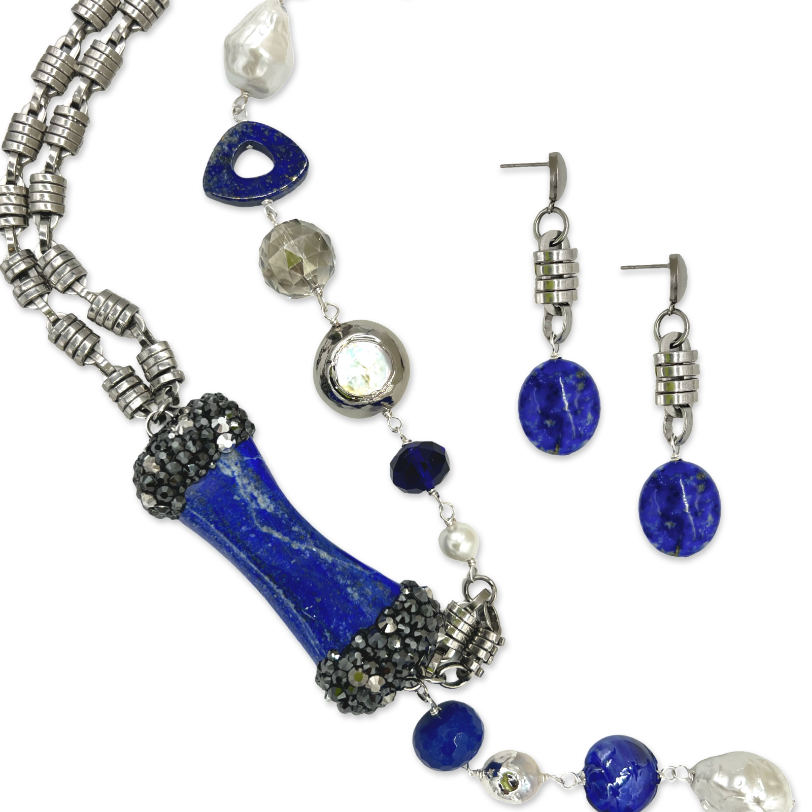 Blue Lamb Necklace