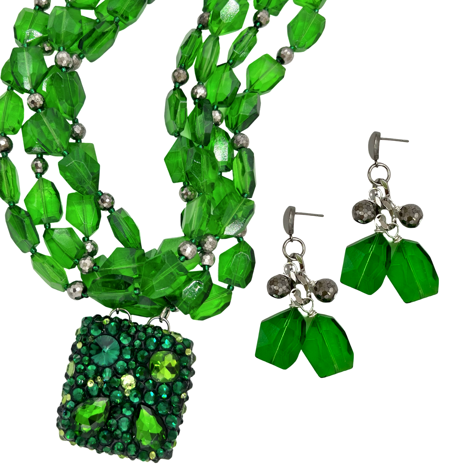 Green Gallery Necklace