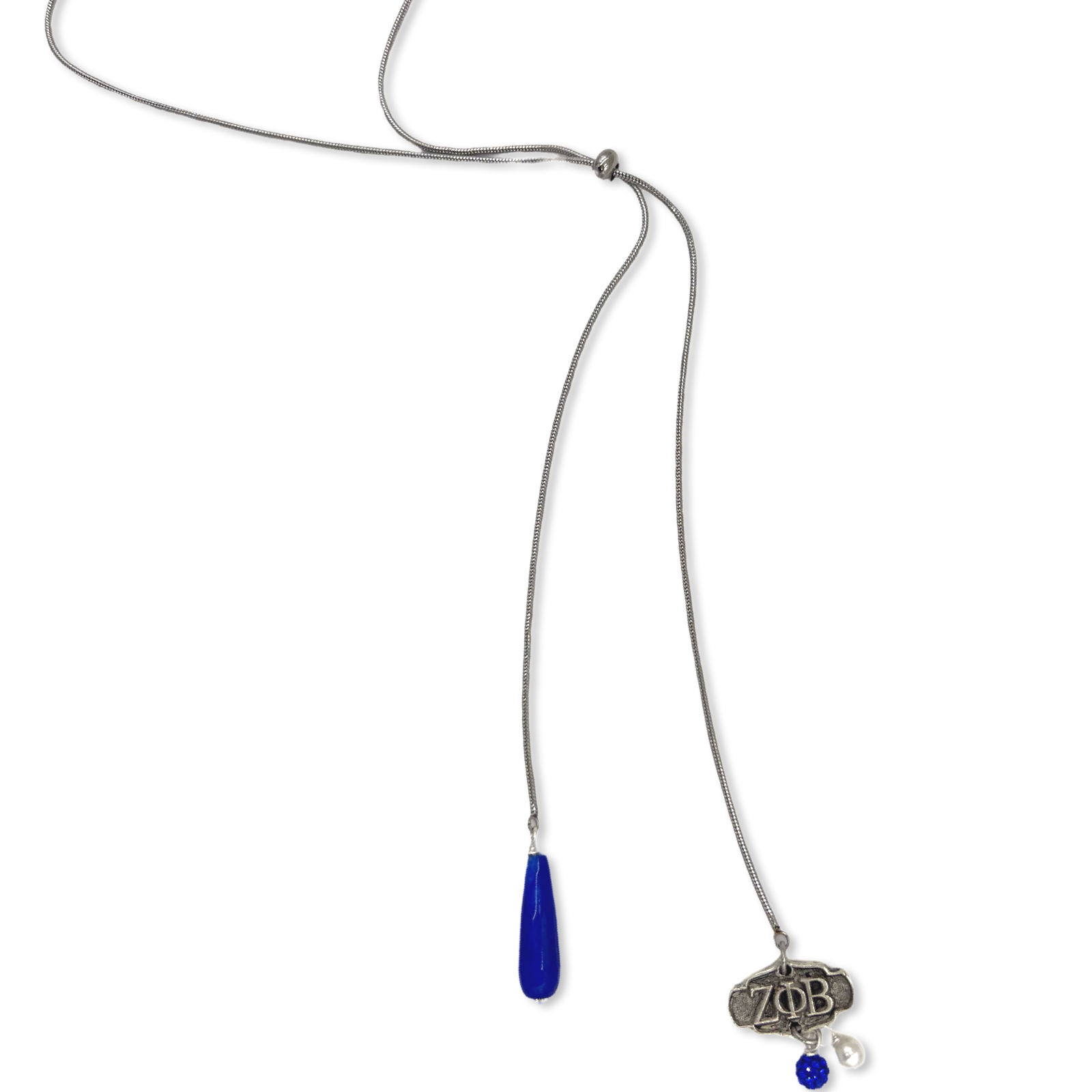 Zeta Bolo Carter Necklace