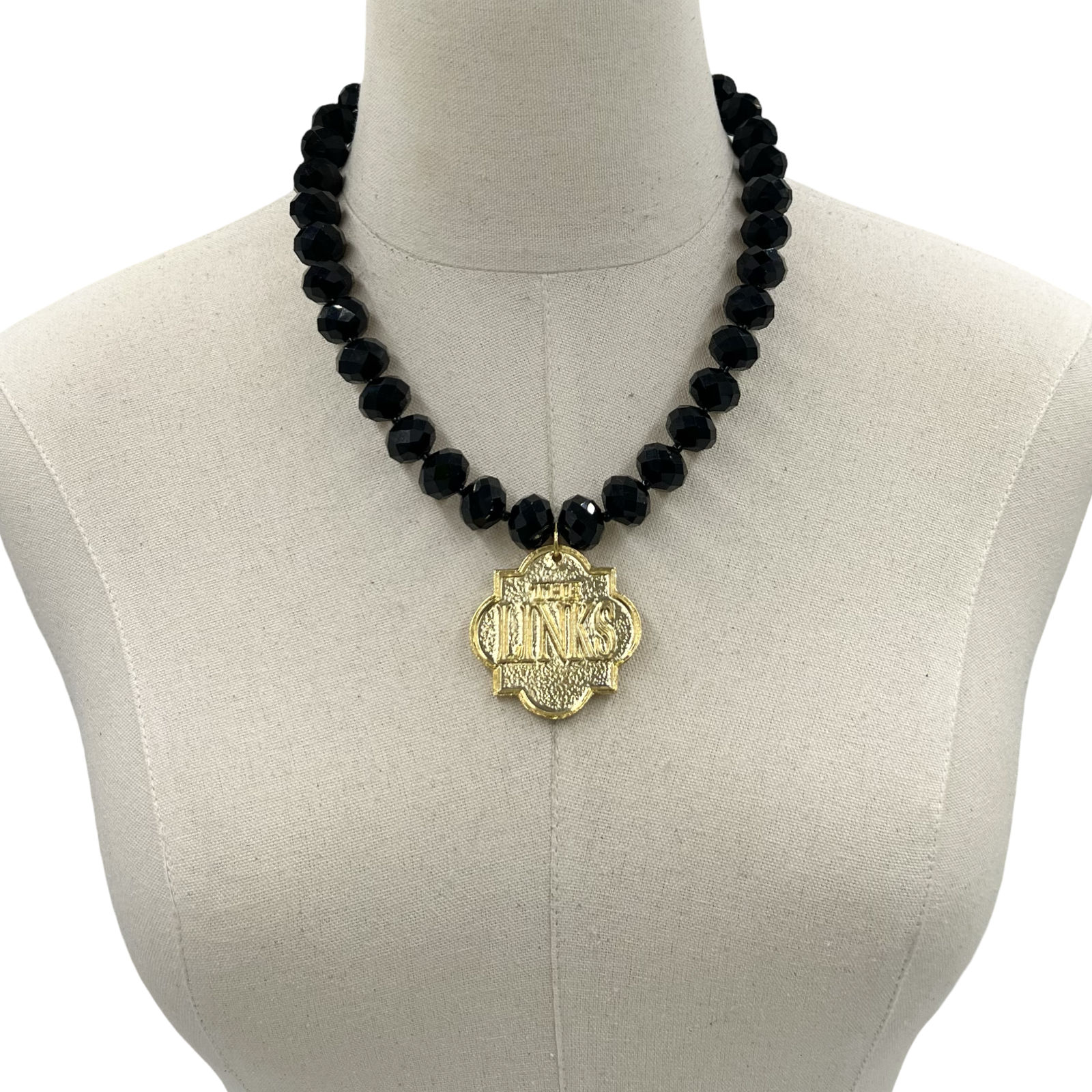 Links Single Black Casper Necklace