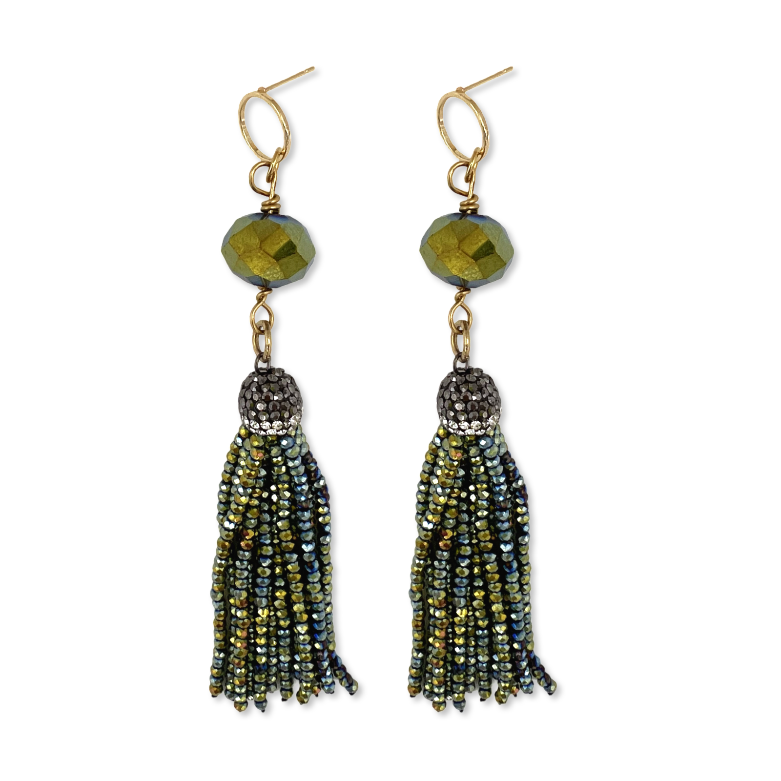 Beaded Ballroom Earrings