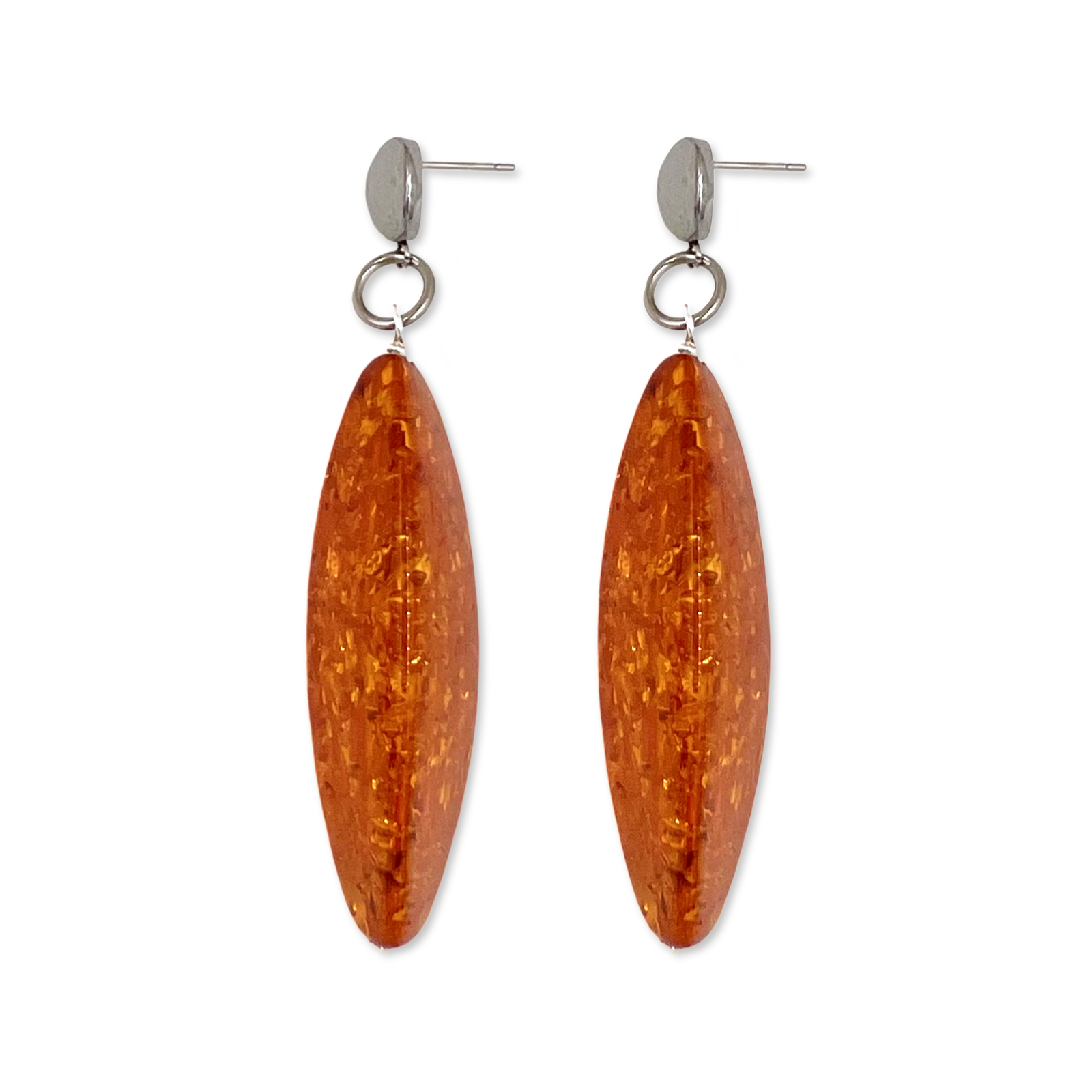 Amber Long Earring