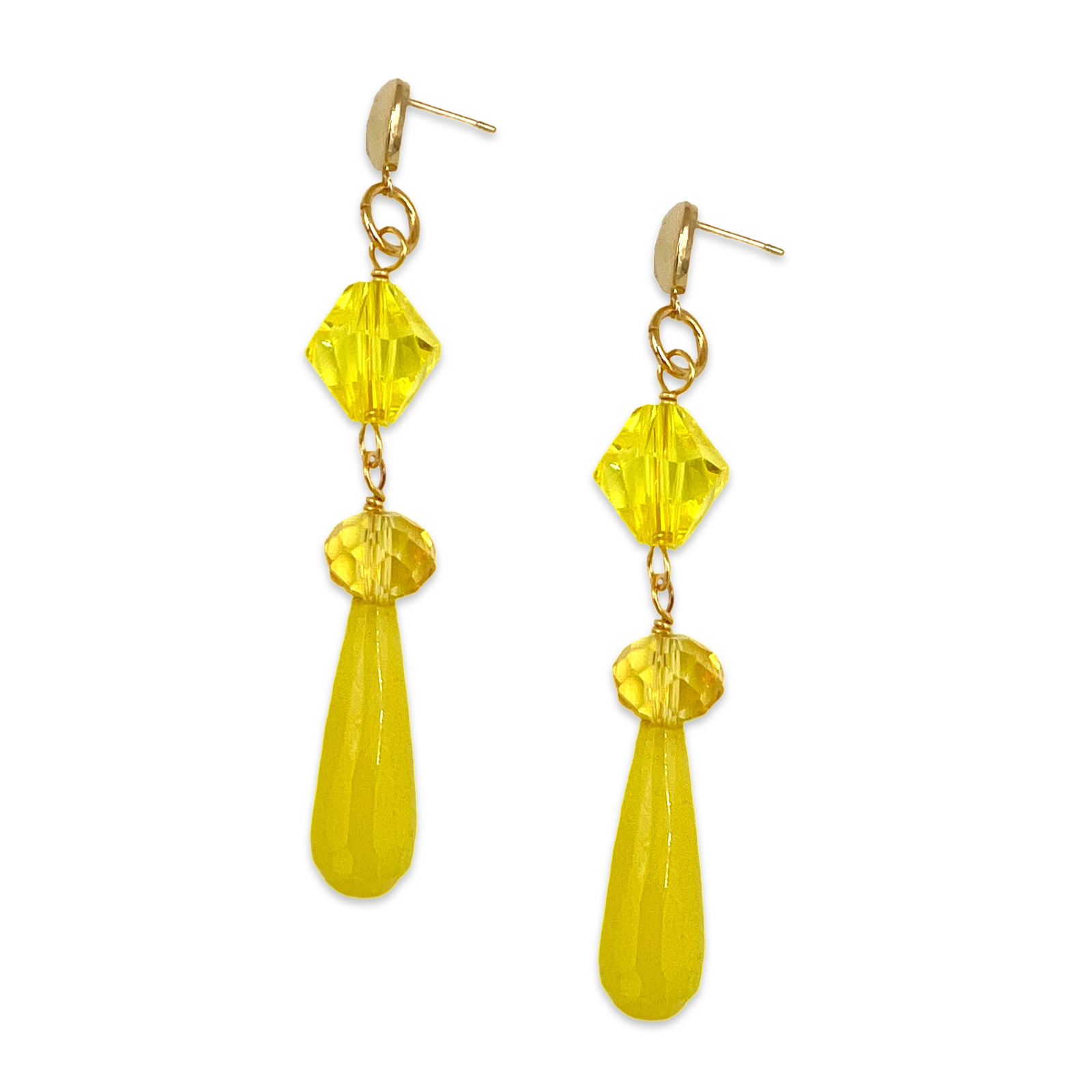 Savanah Yellow Earring