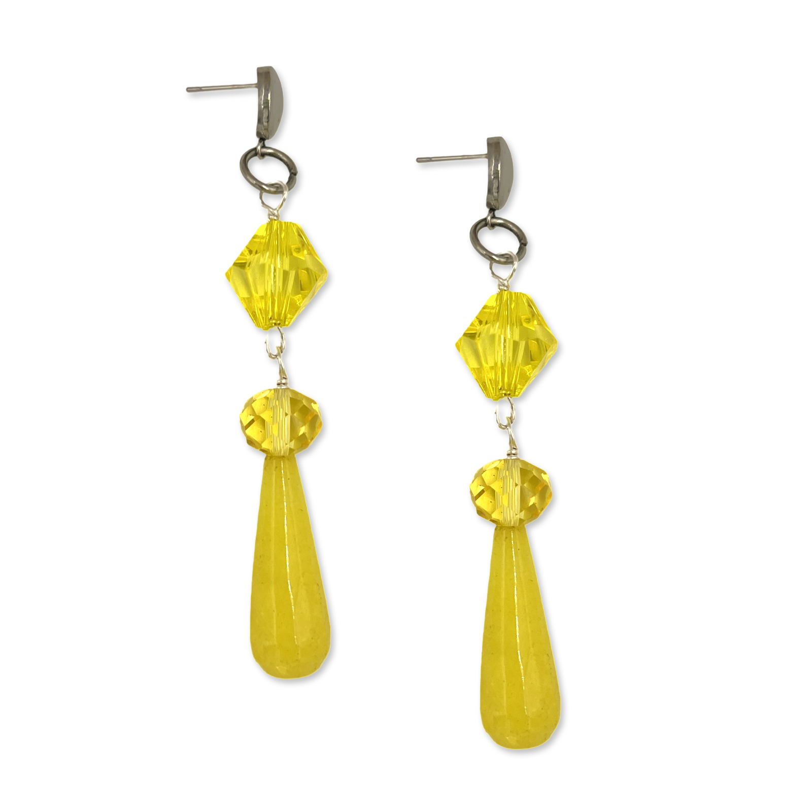 Savanah Yellow Earring