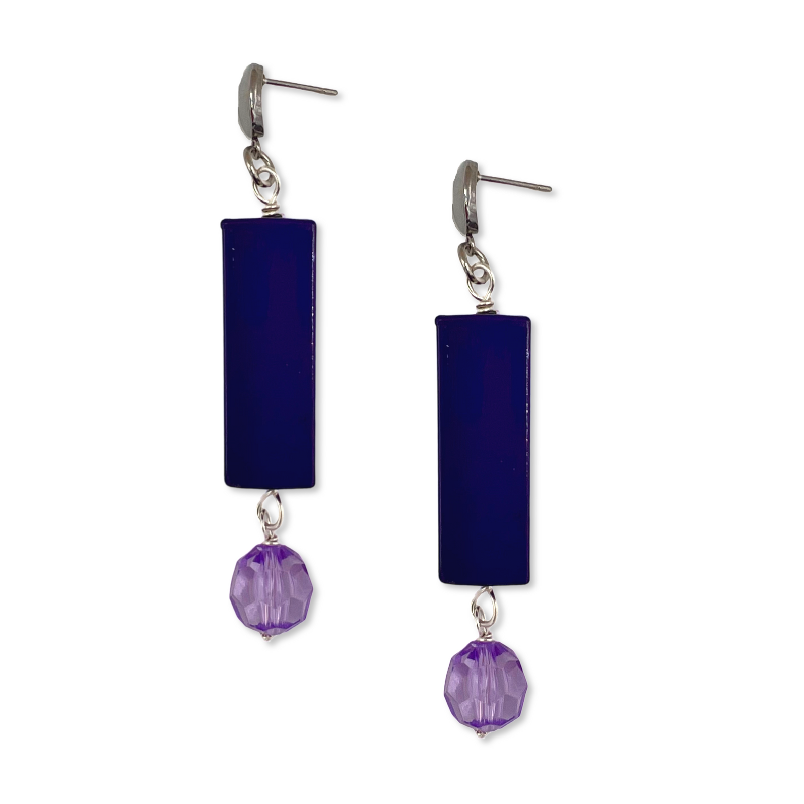 Choose Warped Gestures Single Earring - Purple Haze main image 0