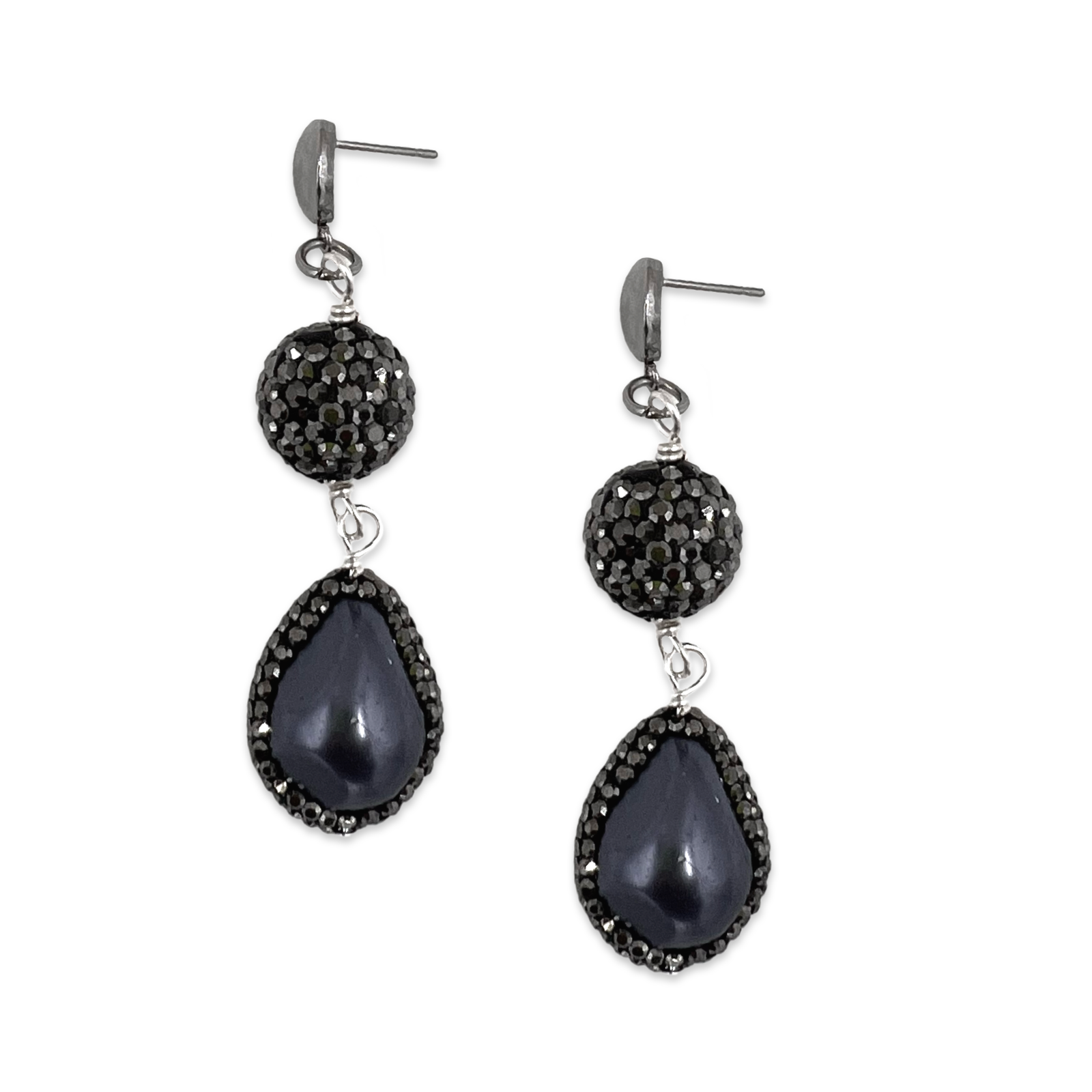 Grey Spice Earring