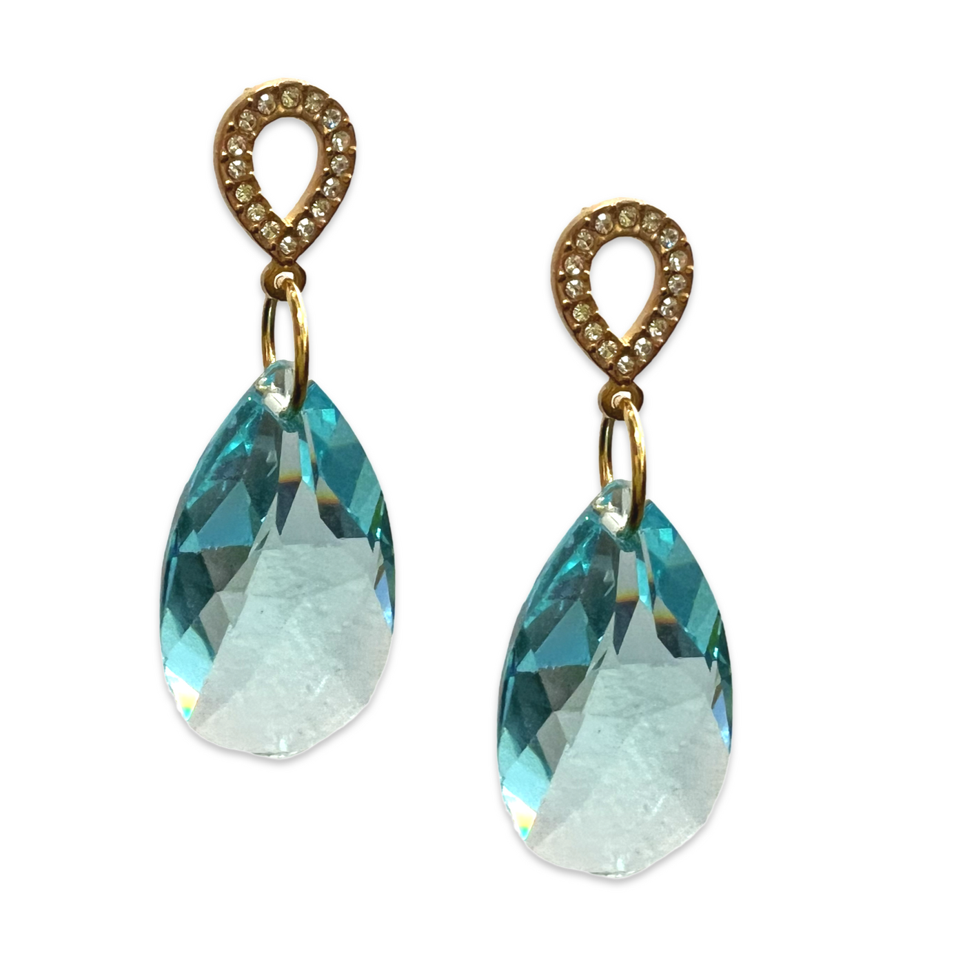 Andrea Earrings  - Aqua main image 0