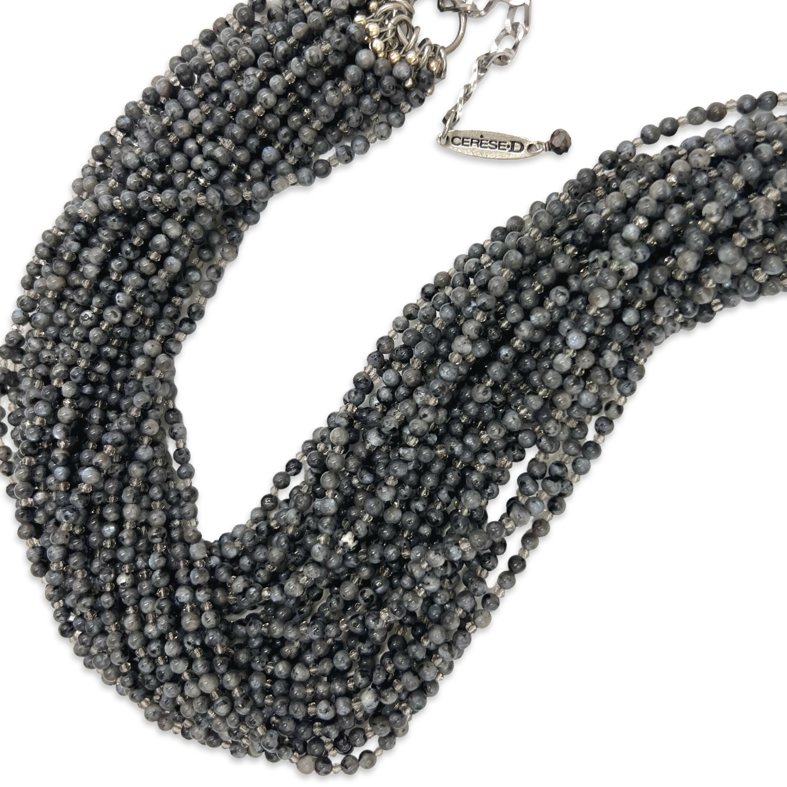 Labradorite Multi Strand Statement Necklaces