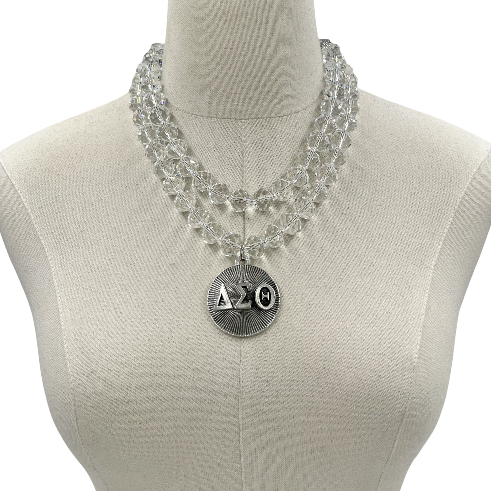 Delta Casper Clear Necklace