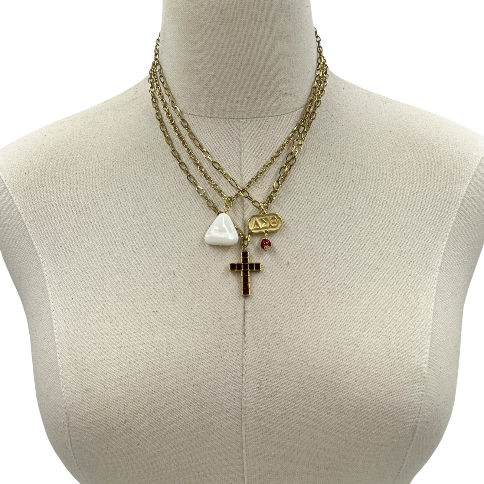 Delta Trill Charm Necklace