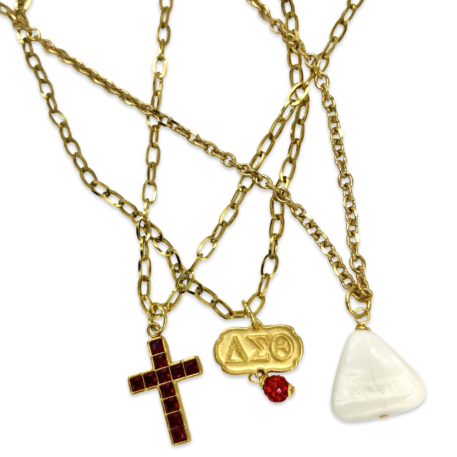 Delta Trill Charm Necklace