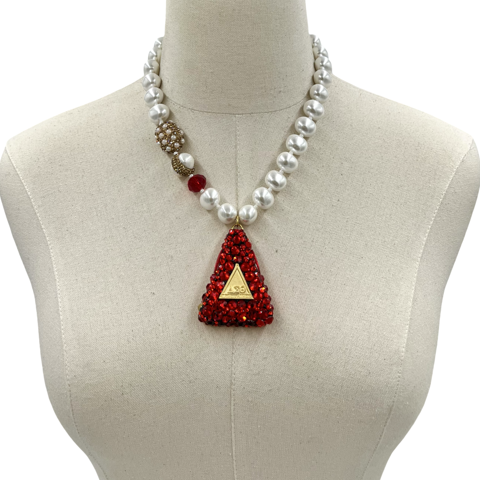 Delta Red Bling Bebop Necklace