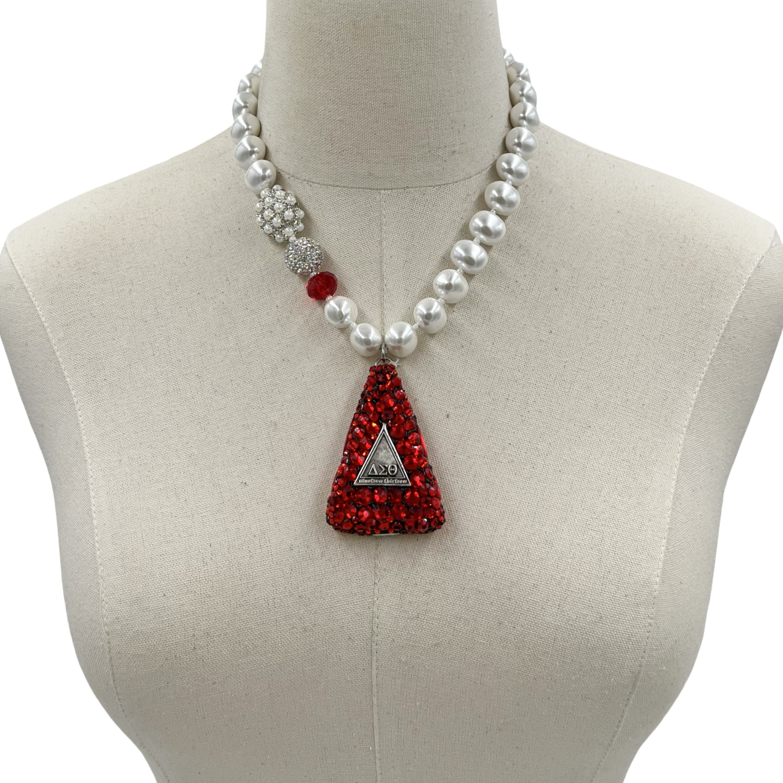 Delta Red Bling Bebop Necklace