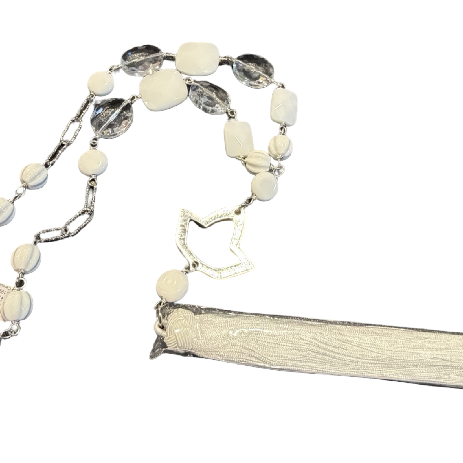AKA White Task Necklace