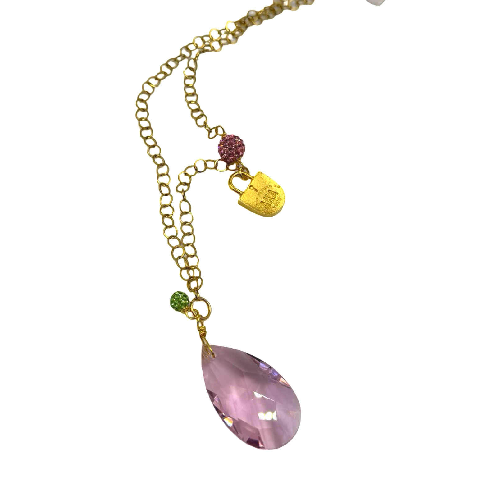 AKA Pink Sequin Necklace