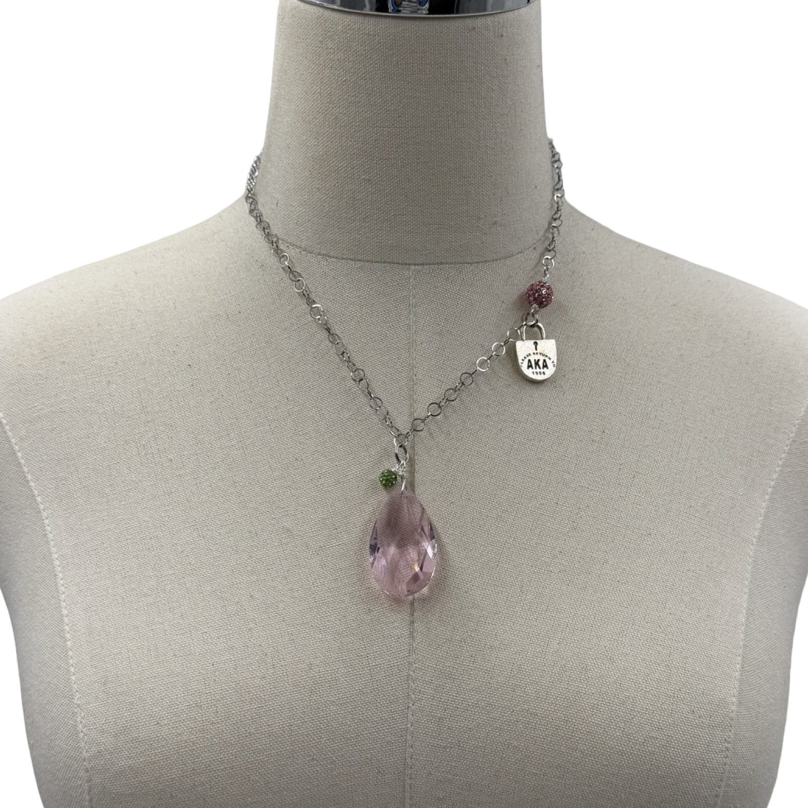 AKA Pink Sequin Necklace
