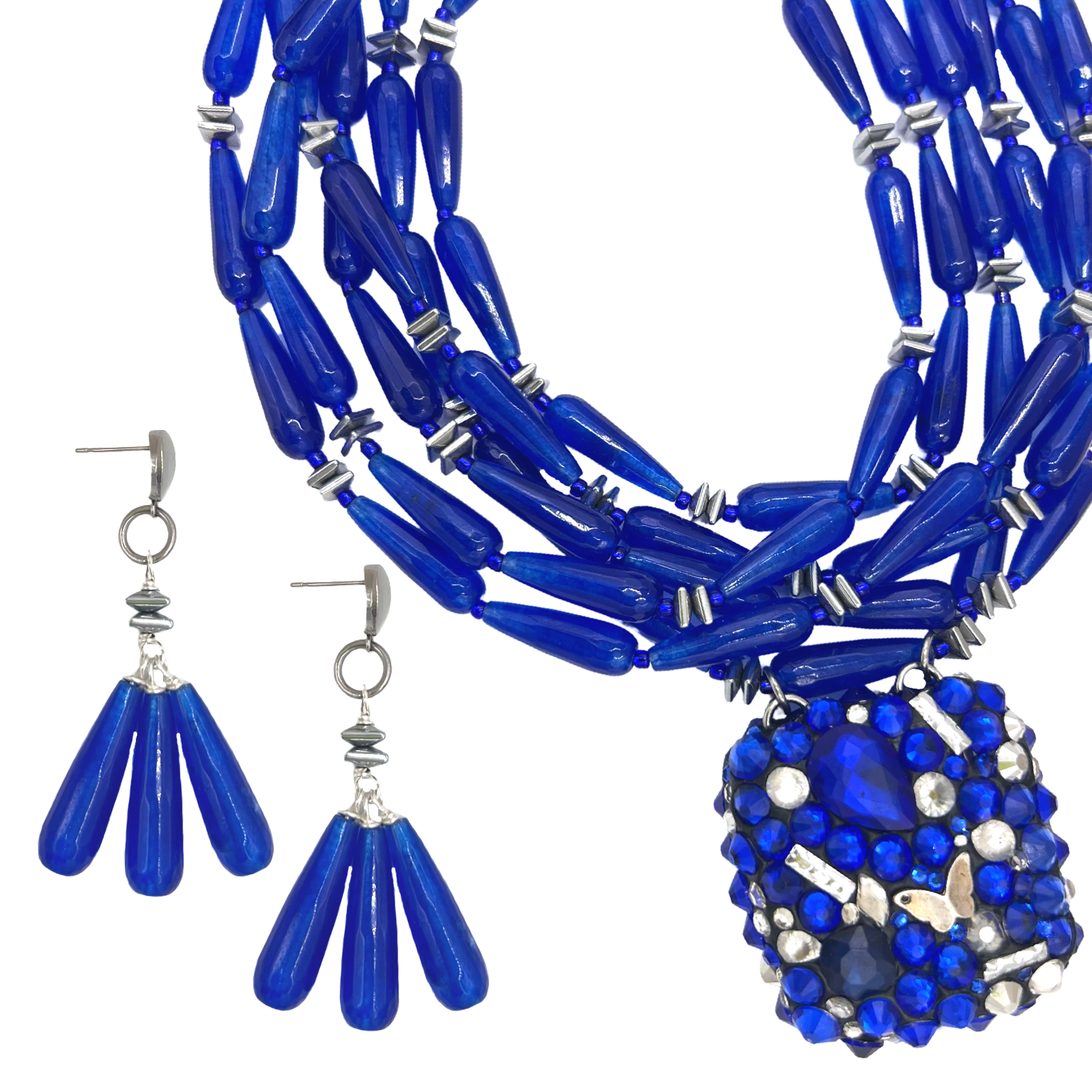 Blue Jazz Necklace