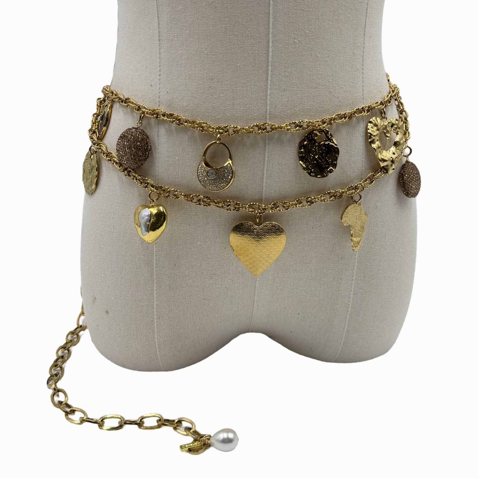 Belted Below Charm Belt