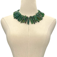 Green Machine Green Necklace Necklaces Cerese D, Inc.   