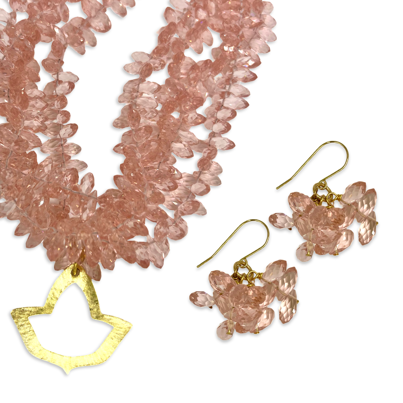 AKA Pink Snaps Necklace