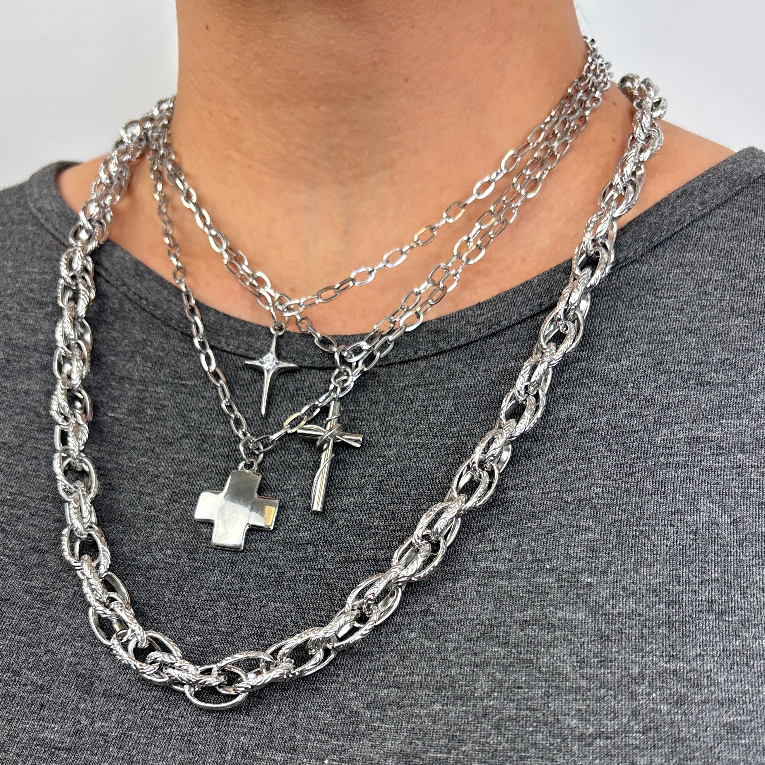 Cross & Shine Necklace