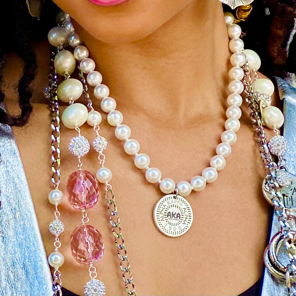 AKA Classic Pearl 10 Necklace