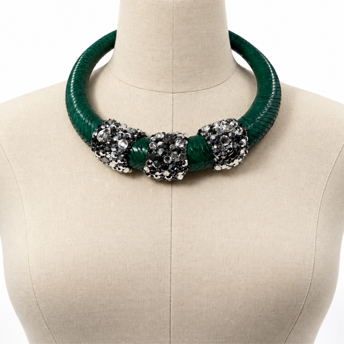 Green Cage Necklace