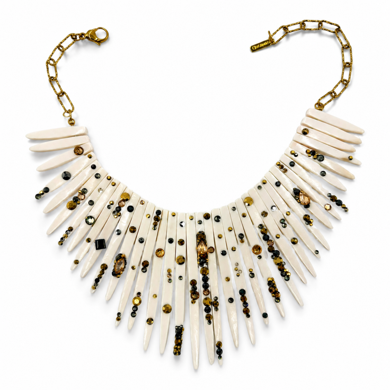 Gated Horn Necklace