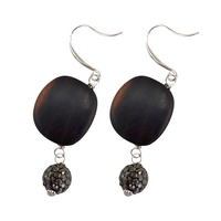 Brown Adeline Barton Earring Earrings Cerese D, Inc.   