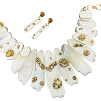 Great White Hype Necklace OOAK Cerese D, Inc.   